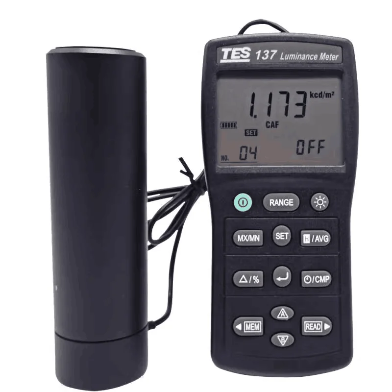 TES-137 TES137 Luminance Meter Dual Display 4-Digit LCD