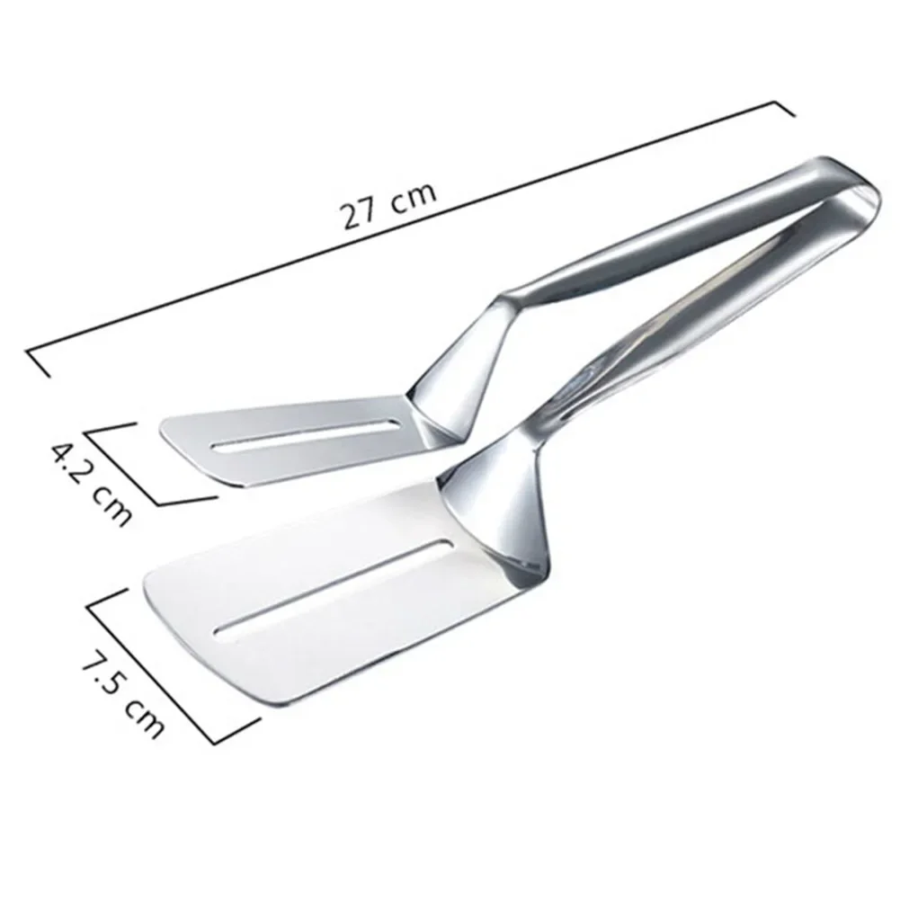 Kitchen Spatula Household Frying Shovel Pancake Fried Fish Shovel Pizza Steak Clip Barbecue Grilling Tong Kitchen Clamp Cooking Tool