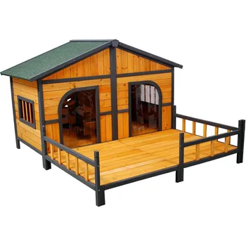 Extra Large Dog House for 2 Dogs, Outdoor Weatherproof Dog Kennel