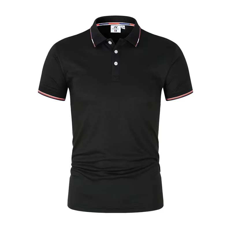 

Men's short sleeved polo, business casual shirt, tight fitting, fashionable, summer novelty, 2024