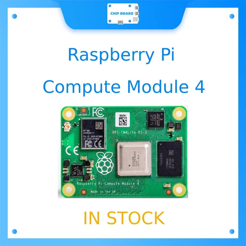 Modulo Di Calcolo Cm4 Raspberry Pi 4, Cm4104032, In Un Fattore Di Forma Compatto, Senza Modulo Wifi, Opzioni Per Ram / Emmc