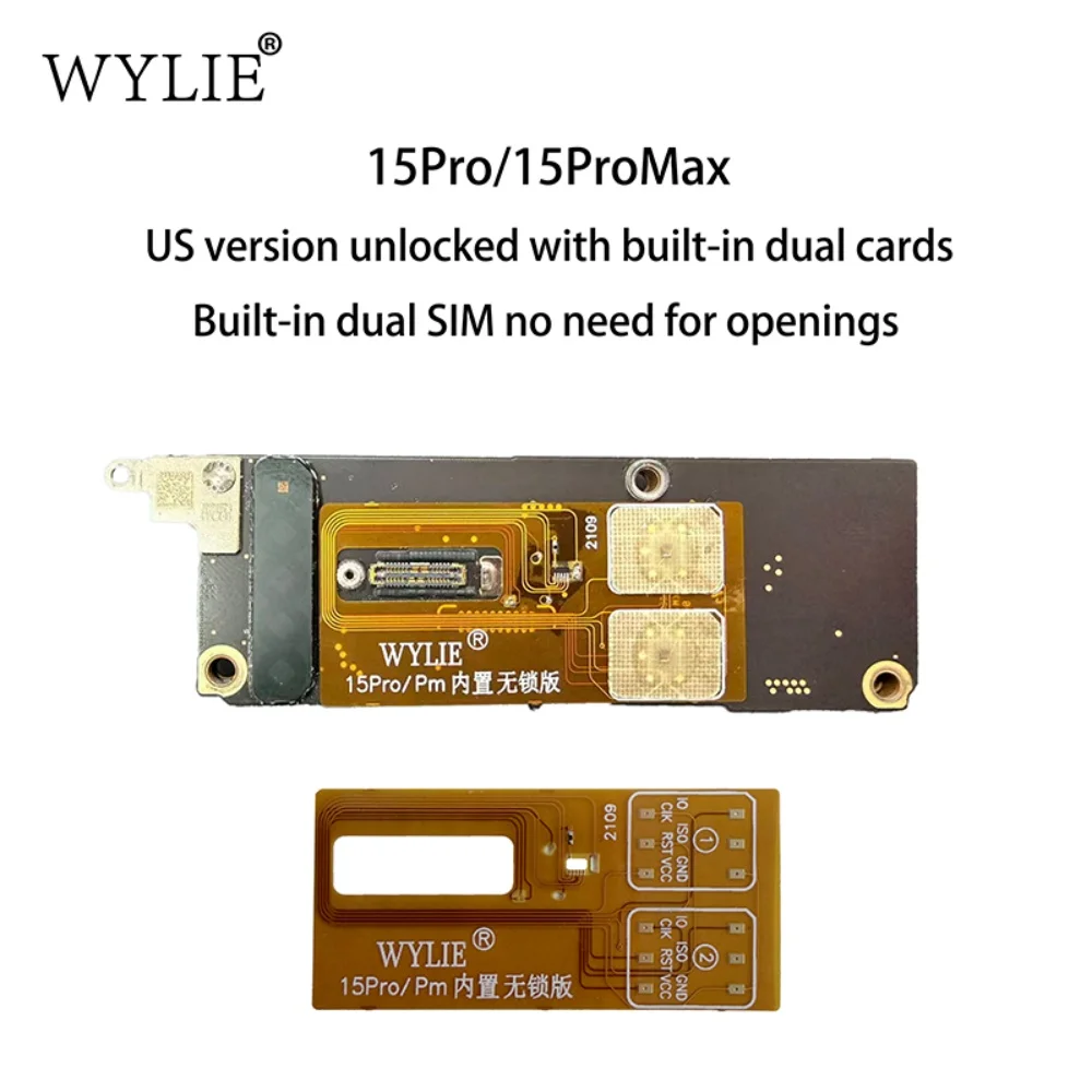 WYLIE 미국 버전 eSIM에서 SIM 듀얼 카드 플렉스 카드로 변환 ? 파운드(lb) ? 이너뷰트 MEP 통합 솔루션은 아이폰 15 ProMax용 슈퍼 스노우 IC를 지원합니다.