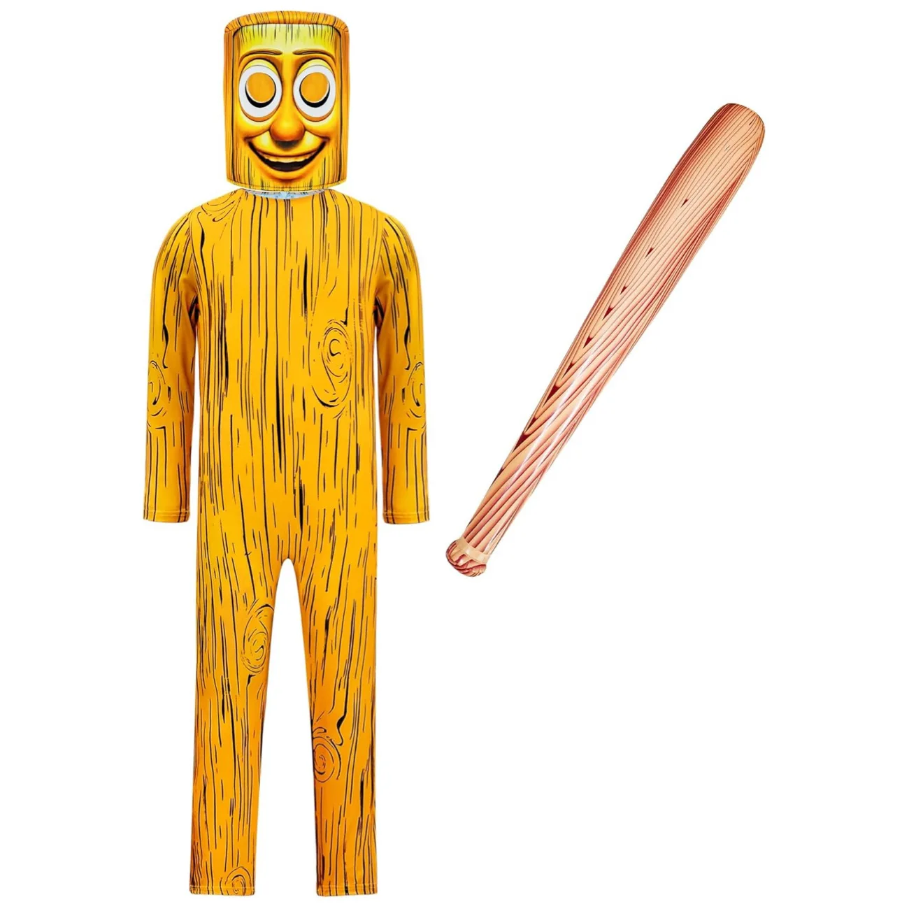 Tung Tung Tung Sahur Cosplay Kostuum Volledige Set Brainrot Dieren Grappige Jumpsuits Halloween Feest Bodysuits Outfit met Masker