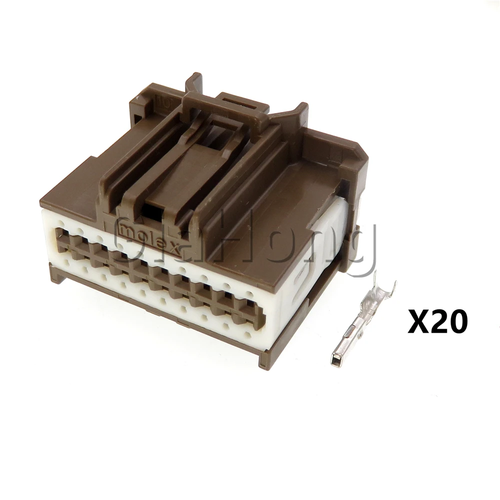 

1 Set 20 Ways 34729-0202 Auto Instrument Multimedia CD Player Power Amplifier Plug For Buick Car Electric Wire Socket