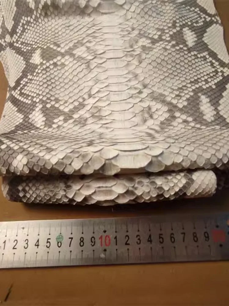 Real Python Skin Material Piece Leather Craft Wallet DIY Accessories Genuine Leather Fabric
