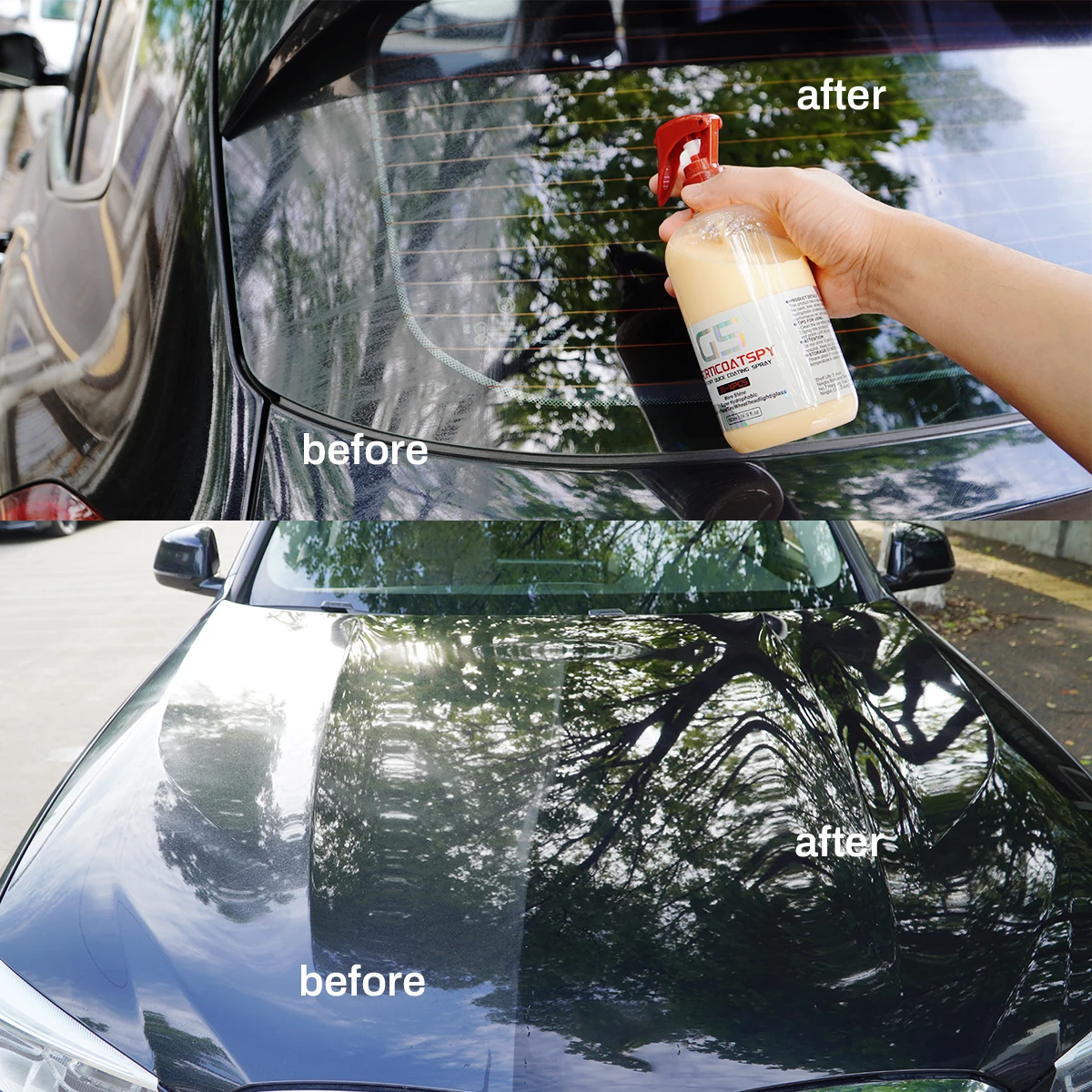 セラミック車のコーティング超疎水性液体ポリマークイックコート保護