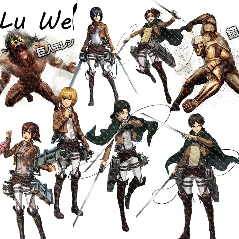 Anime Figure Attack On Titan Double Sided Acrilico Stand Model Plate Shingeki No Kyojin Desk Decor Cartello In Piedi Per Regali Di Amici