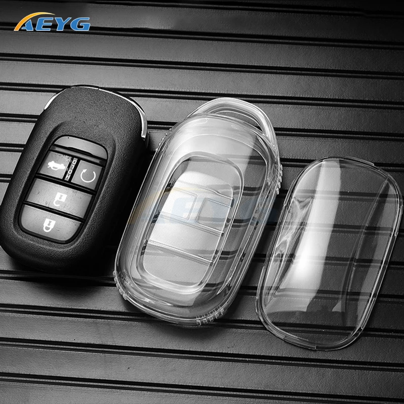 TPU Car Key Case Cover Shell Fob For Honda Accord Civic HR-V CR-V Pilot Sport SI EX EX-L Keychain Accessories key case cover