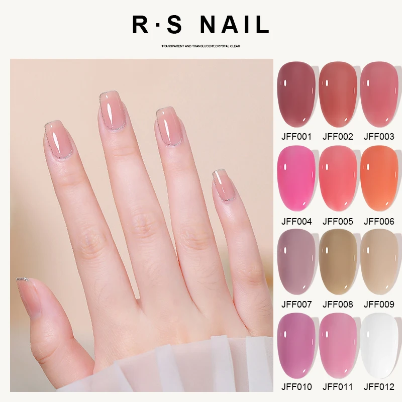 Strong Gel nails - Fiber UV Nail Gel Clear by Nail Creation