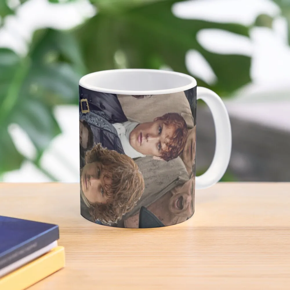 

sam heughan photo collage Coffee Mug Custom Cups Glasses Mate Cups Customs Mug