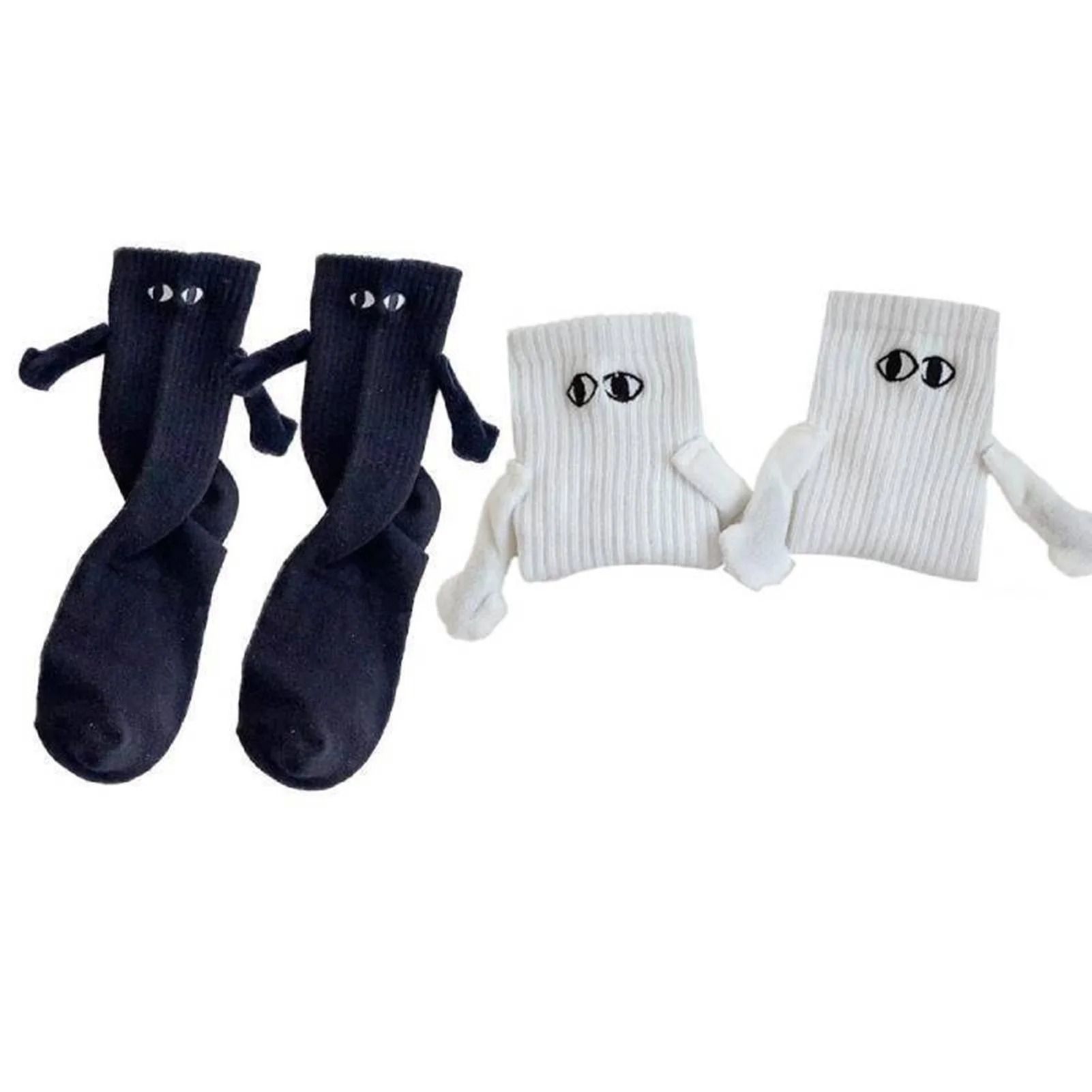 Magnetic Three-Dimensional Doll Socks 3D Cute Couple Magnet Matching Socks Gifts for Boyfriends and Girlfriends JAN88