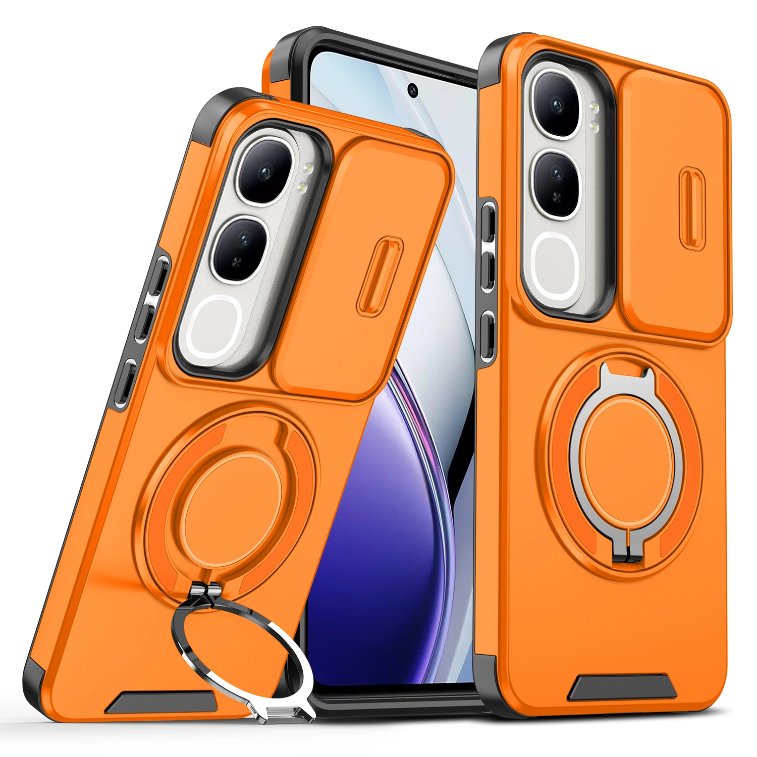 حافظة مدرعة لهاتف Vivo V40 Pro Lite 5G تتميز بحامل...