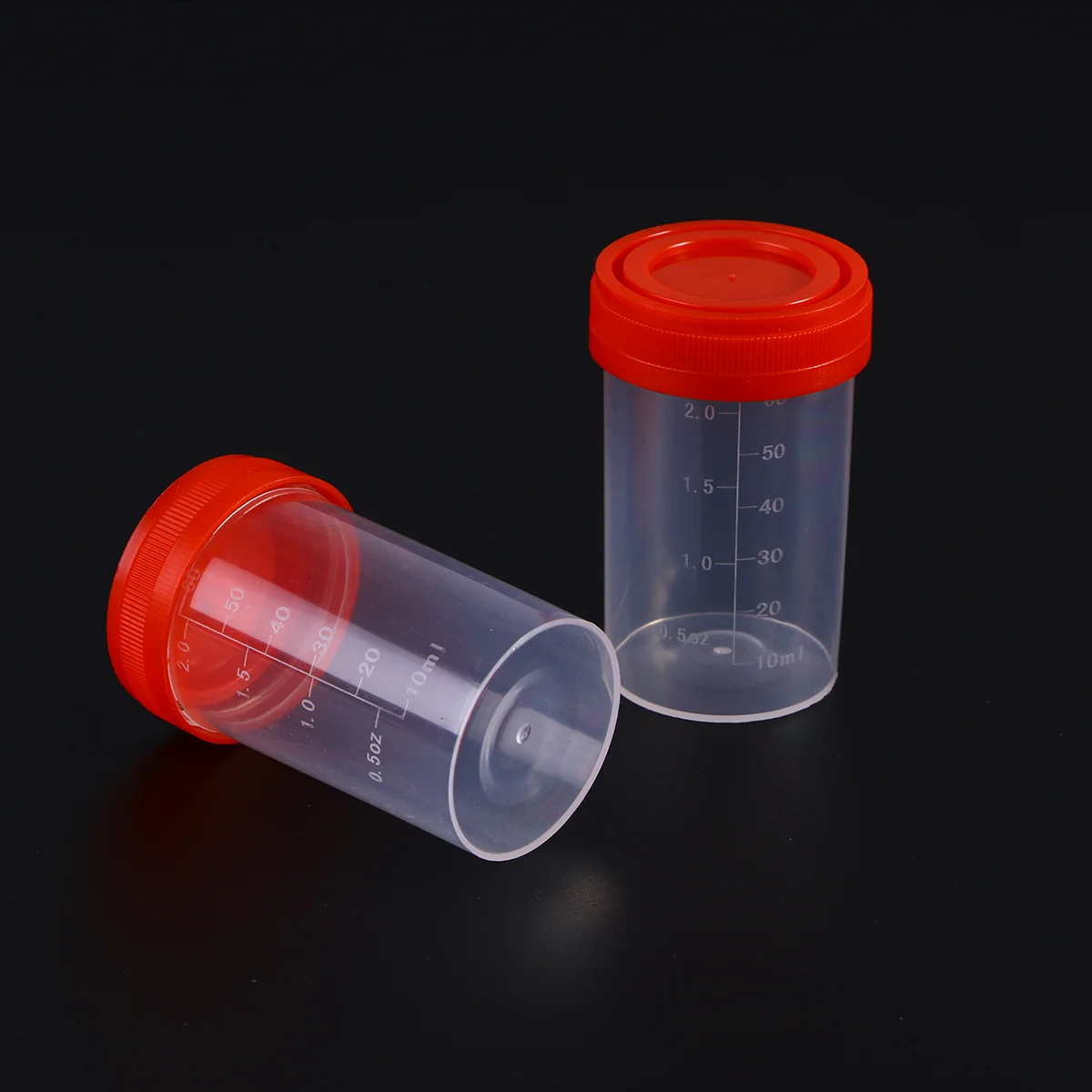 

25Pcs Specimen Cup Screw Lids Urine Sample Jar Containers Urine Collection Cup Safe Pee Stool Semen Sample Testing