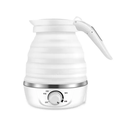 접이식 휴대용 주전자 온수기 전기 주전자 실리카겔, 여행 및 가정용, 티포트 물 주전자, 0.6L, 600W 2