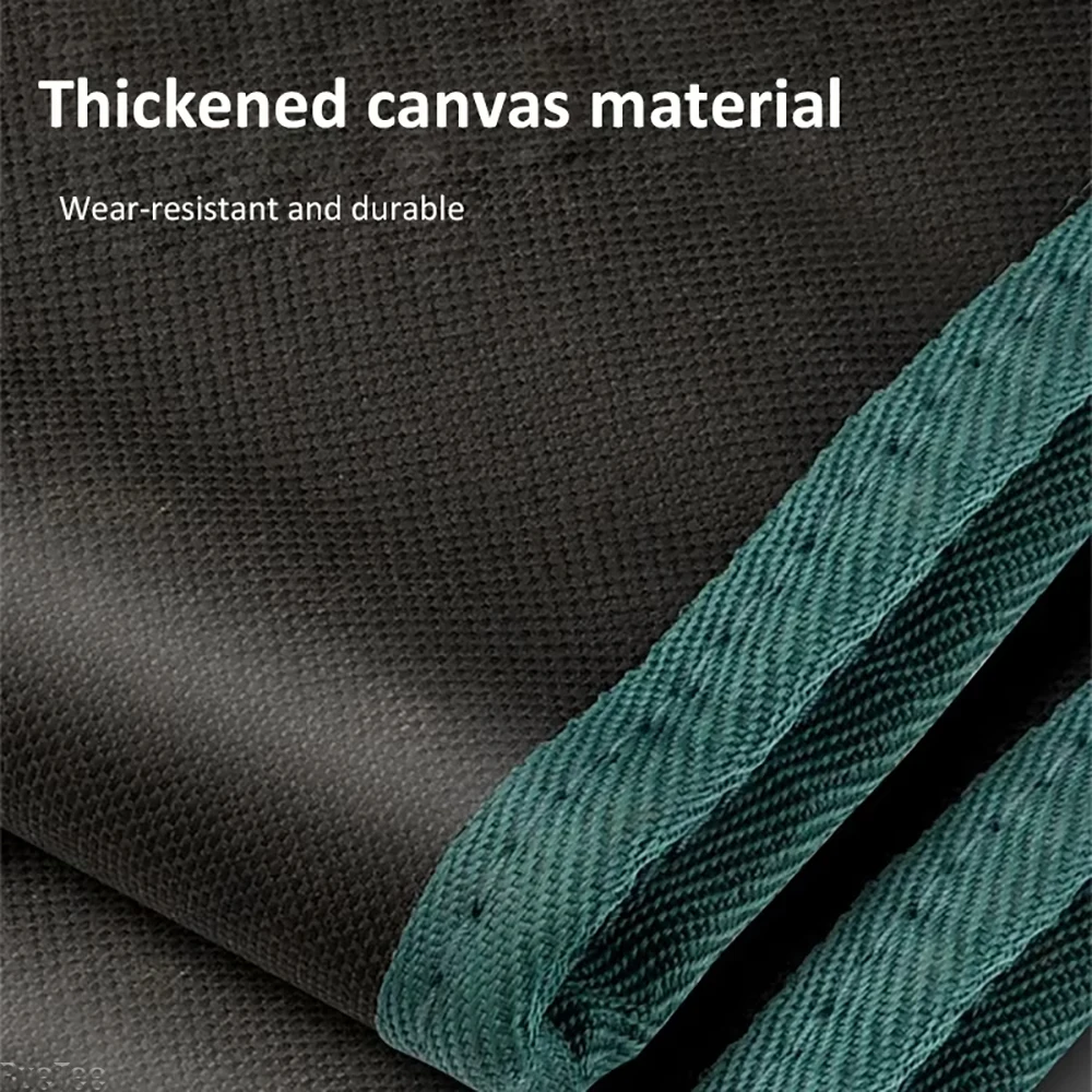 전문가용 롤업 공구 가방 - 드릴 비트 및 스크루드라이버용 다중 포켓 캔버스 정리함 휴대용 전기 기술자 툴킷