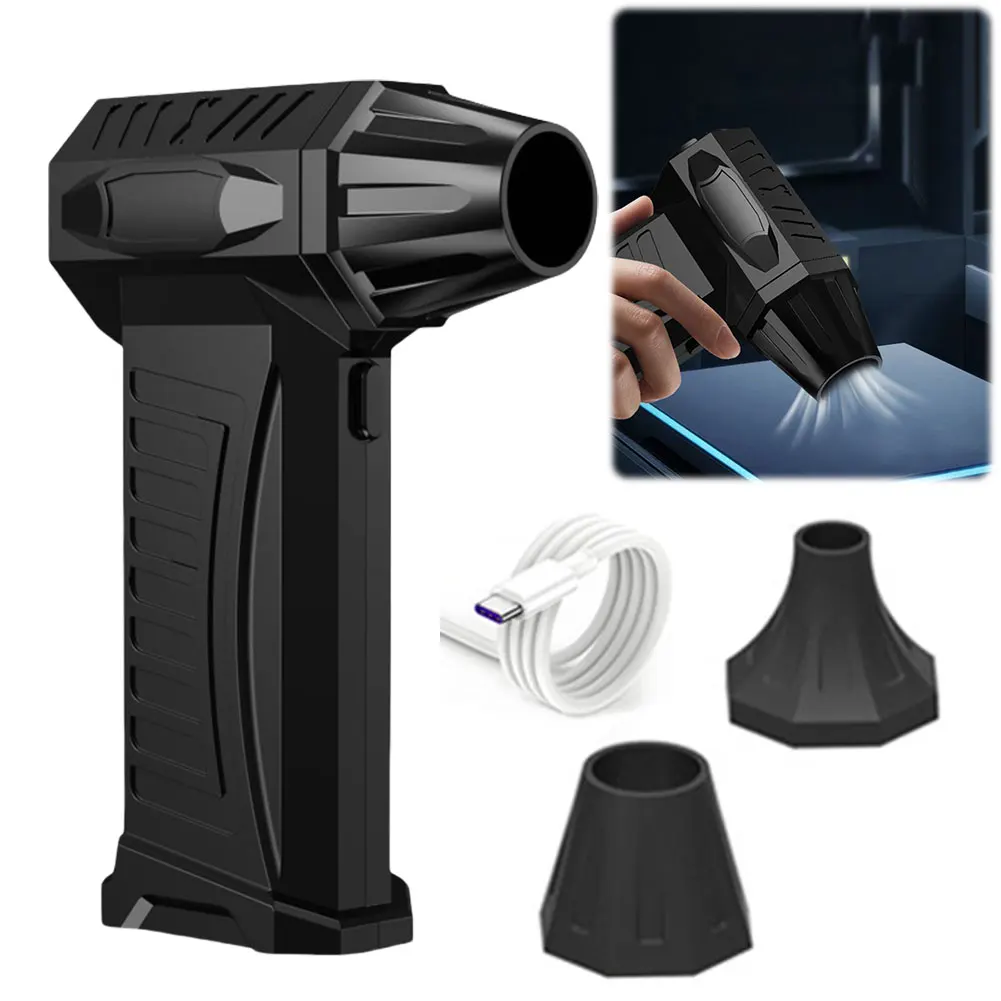 10000mAh Powerful Air Blower 800000 RPM Vacuum Dust Cleaner Brushless Motor Turbo Jet Blower for Car House Computer Keyboard 1
