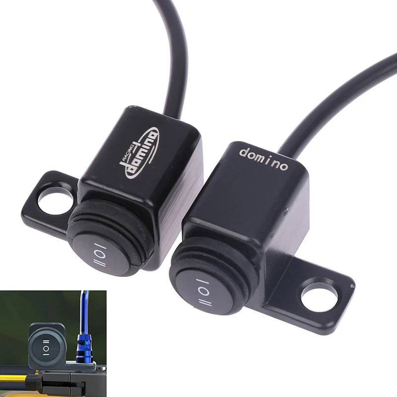 

Aluminum Alloy Motorcycle Handlebar Headlight Switch Three-position Waterproof Switch 12V Fog Spotlight Mirror Mount Switches
