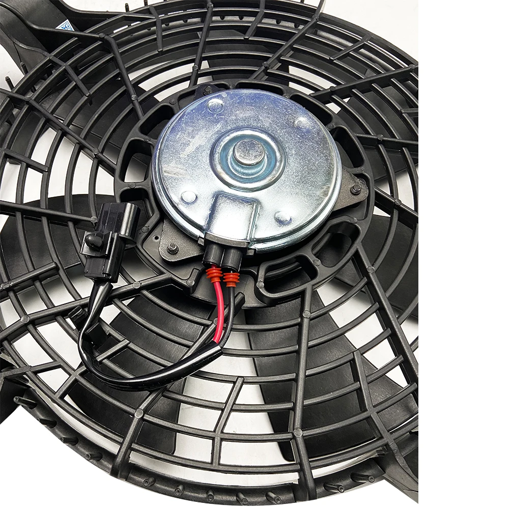 M Air Conditioner Condenser Fan Motor And Shroud for Mitsubishi Pajero Montero 3 4 III IV V73 V75 V77 V78 2000-2015 MR500911