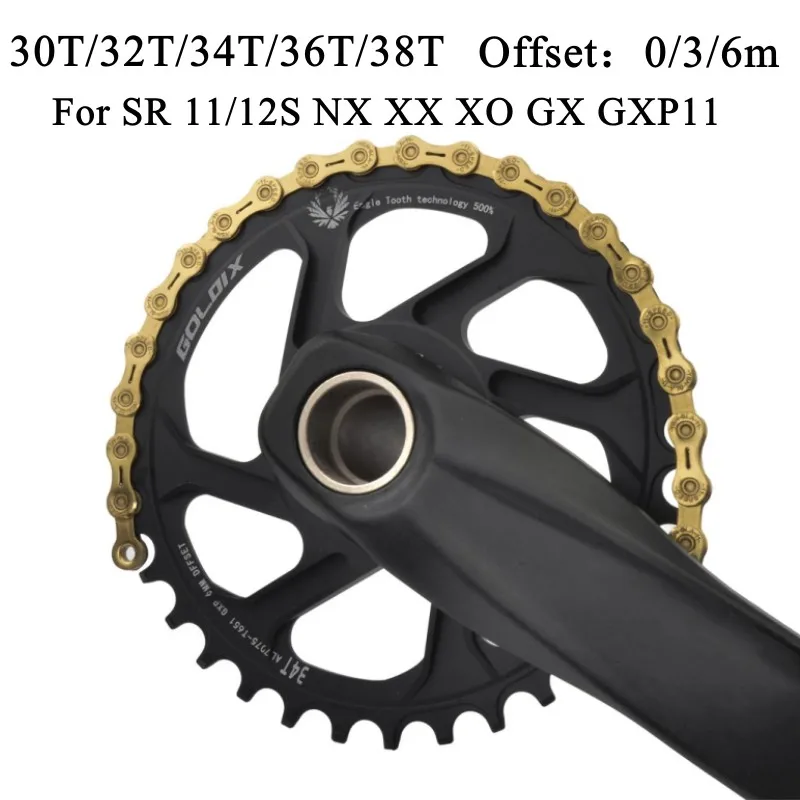 Goldix Gxp Bike Chainring Mtb Wide Narrow Teeth Chainwheel 3038t