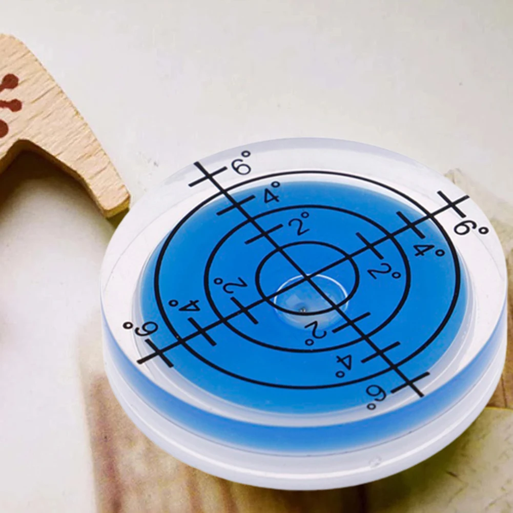 

32mm Bubble Level 3pcs 32mm Degree Mark Highly Translucent Measuring Meter Round CircularBubble Surface Level