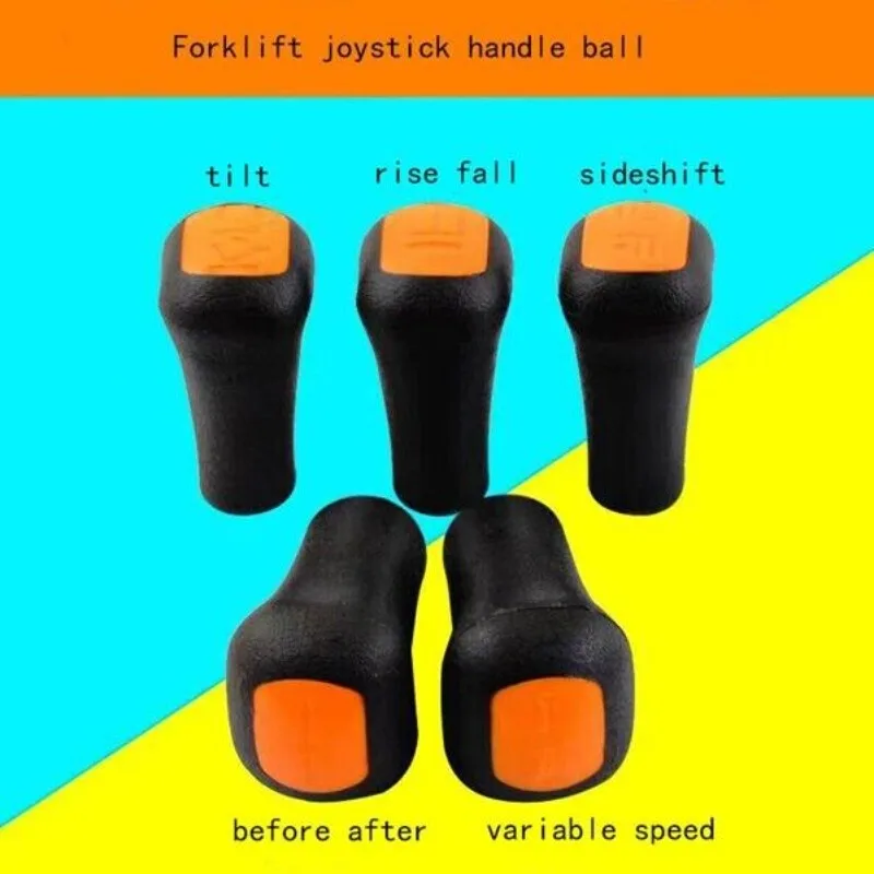 5PCS Forklift Tilt Joystick Handball Lift Handle Head Shift Ball Tooth M10*1.5 1pcs left side joystick controller ass y 14557286 voe14557286 gear shift knob for volvo ec210 240 290 360 460 excavator