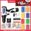Cordless Drill Driver Kit with Battery,2 in 1 Electric Screwdriver Driver Tool Kit 45 N.m, Dual Speed 3/8 Inch Keyless Chuck 1