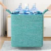 1PC large capacity foldable storage bag Moving bag Household goods Clothing Underwear Socks Toy Storage Organizer Green 3
