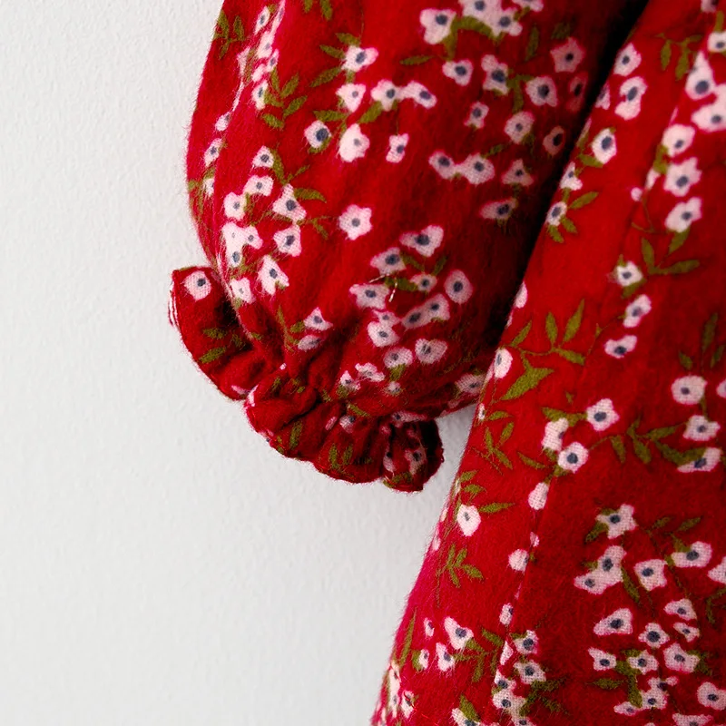 Girls Spring and Autumn Season Long sleeved Dress - Uniqwear