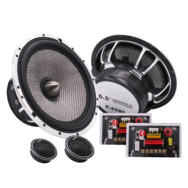 Car Audio Modification Aluminum Alloy Basin K-6580 Two-way Car Set Speaker Audio Modification