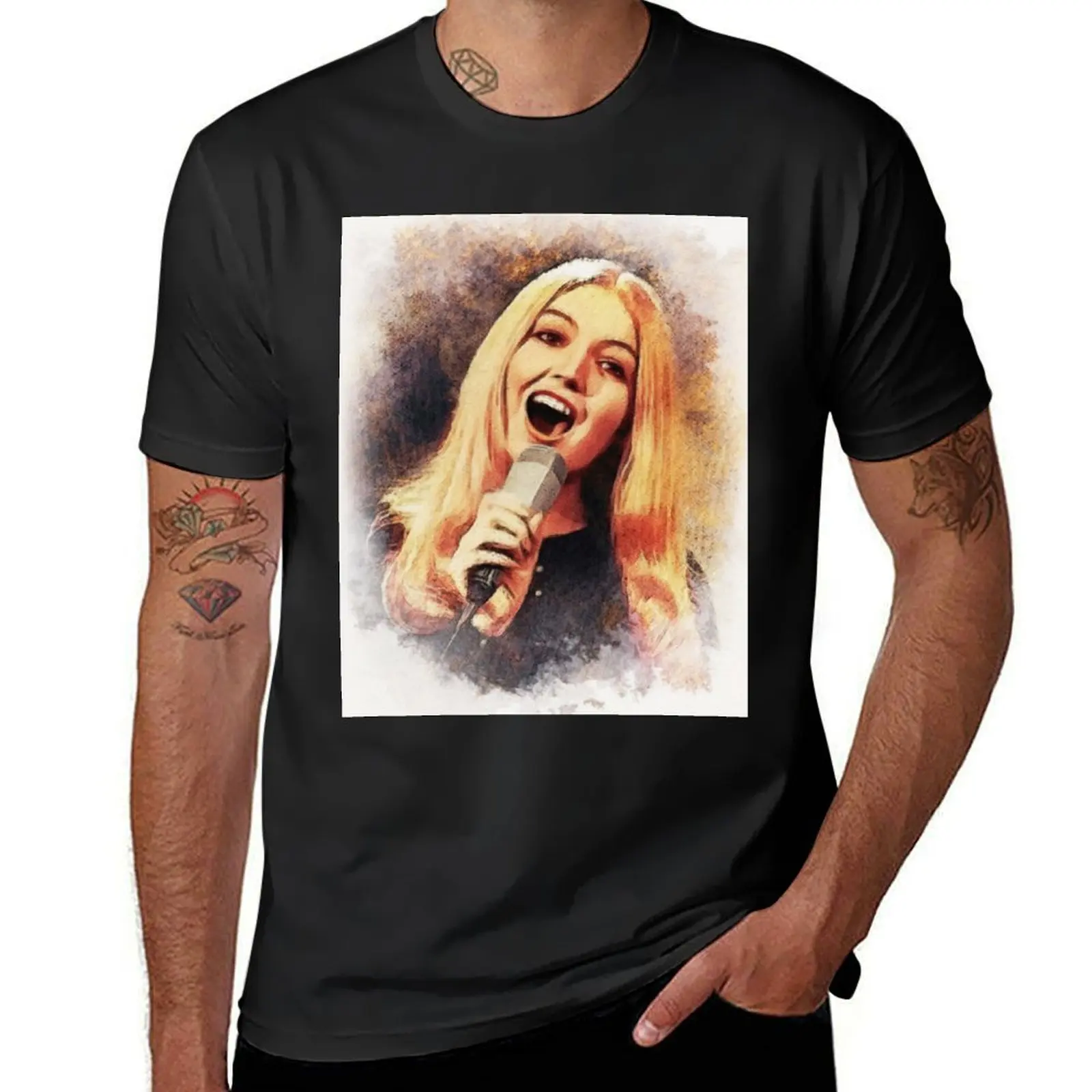Мужская футболка в стиле музыкальной легенды, с принтом Мэри Хопкин
