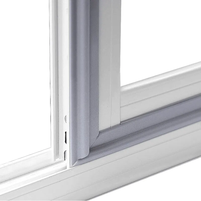 Wearable Door Window Sealing Strips Pu Foam Self Adhesive Tape Waterproof Dustproof Sealing Tape Sound Insulation Tools 2M door seal strip sealing strip tape window seal strip sealing tape sealing strip