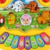Early Education 1 Year Olds Baby Toy Animal Farm Piano Music Developmental Toys Baby Musical Instrument For Children & Kids Boys 2