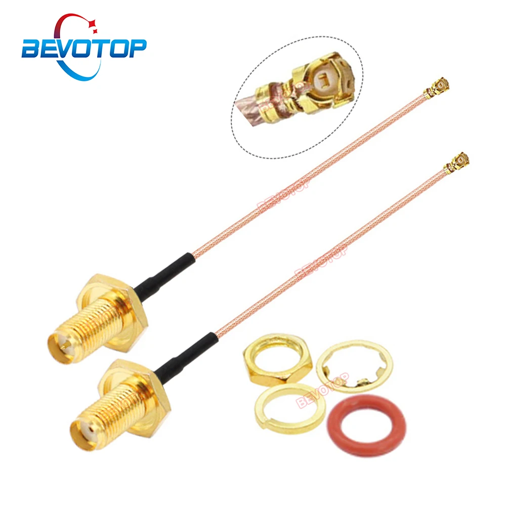 Cabo de Jumper Pigtail Impermeável Ipx para Sma Fêmea para Cabo Adaptador rf Fêmea Ipex1 Extensão Rg178 Ufl Ipx 10 Pcs por Lote
