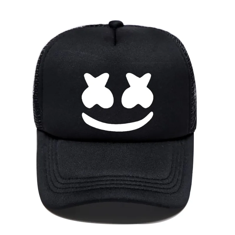 DJ Music Dance Decorative Marshmello Baseball Caps Sun Protection Hats For Men Women