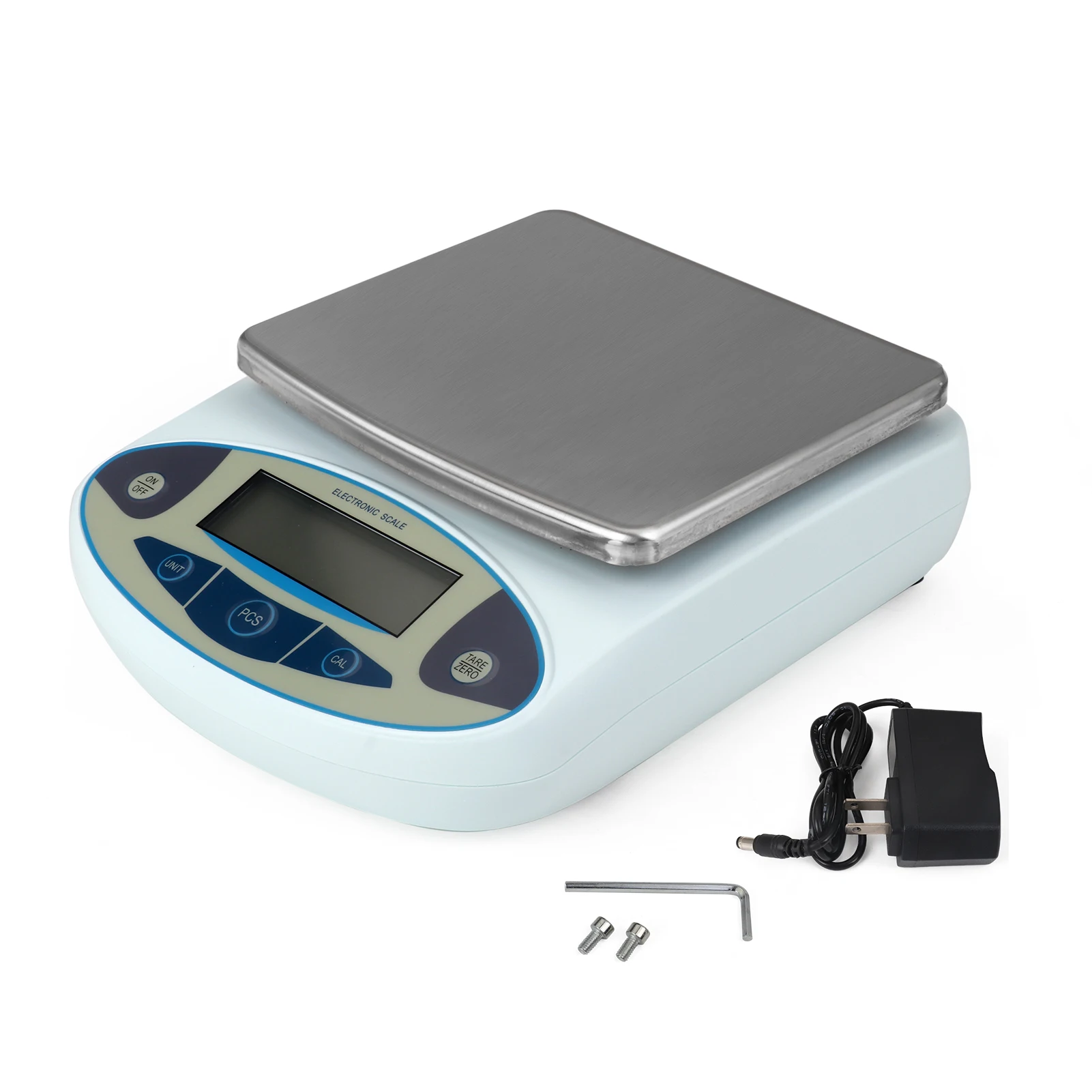 

Kitchen Scale 5000g x 0.01g Lab Analytical Balance W/ LCD Backlit Screen Digital Weight Mini Precision Pocket Electronic