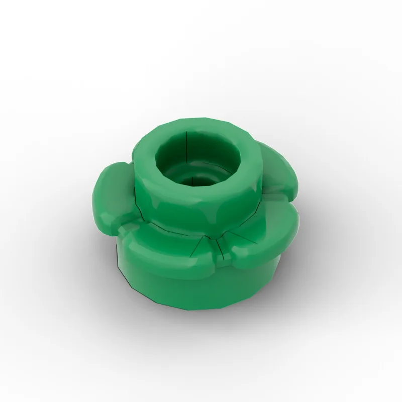 아동용 꽃 1x1 식물 빌딩 블록, MOC 부품, 창의적인 장난감, DIY 나무, 교육용 호환 24866, 500PCs