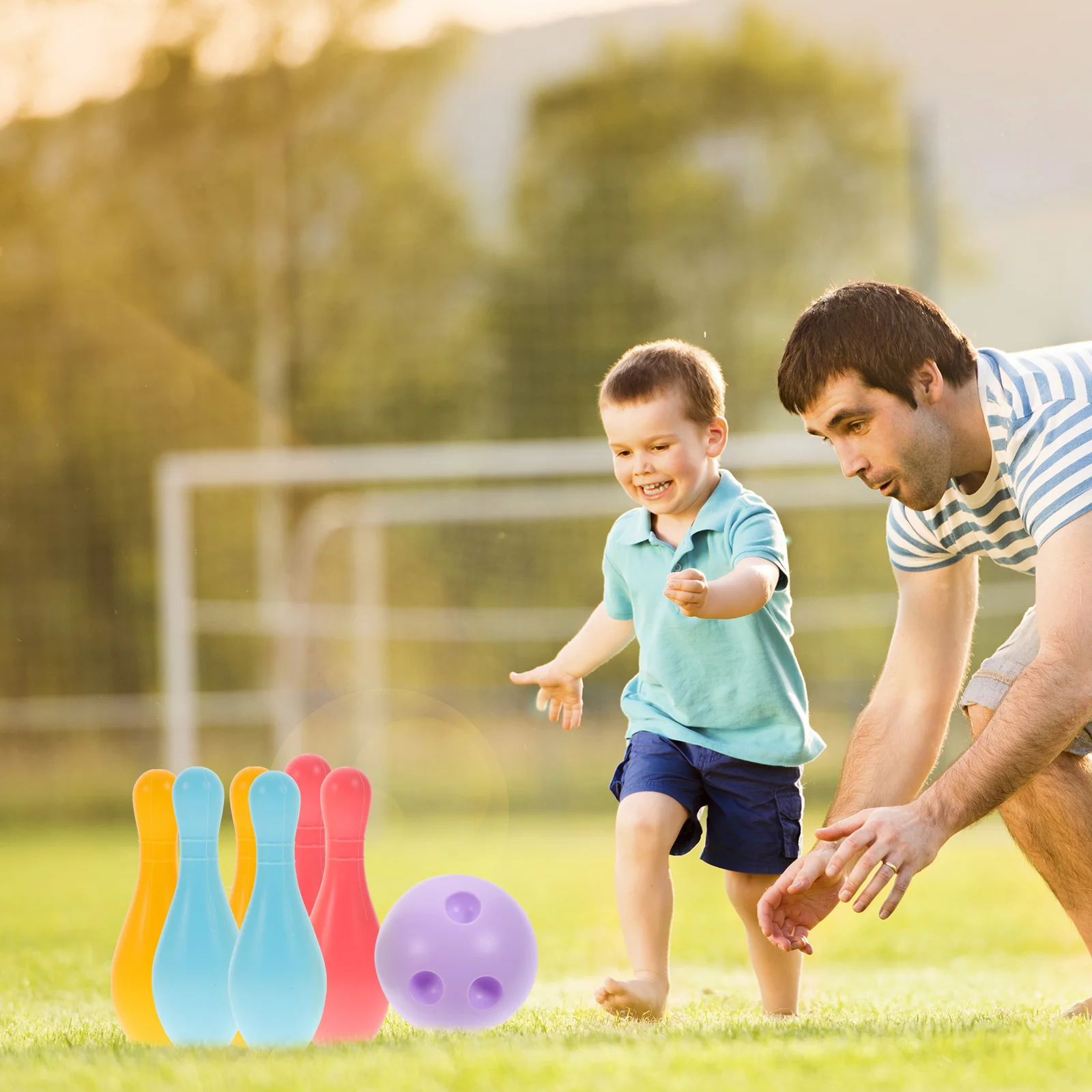Bowling Ball Toy for Children Toddler Casual Plastic Game Toddlers Baby Kid Toys