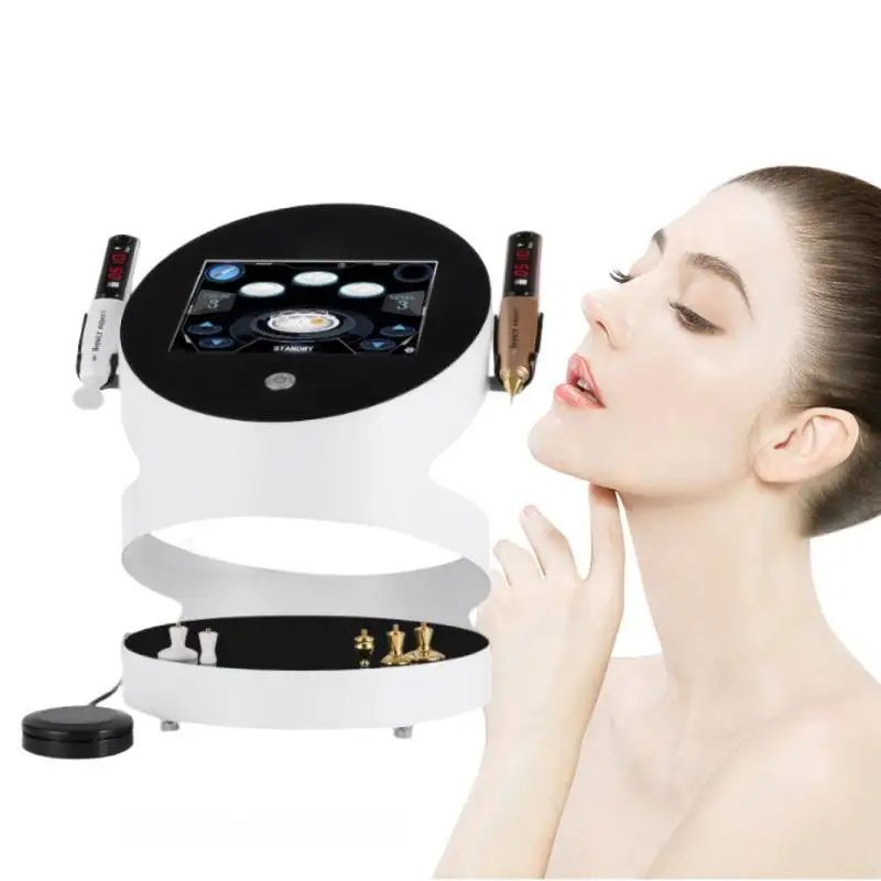 portable painless up down rolling face epi roller hair remover remove forehead chin cheek profession face hair removal tools new Portable 2 in 1 Cold Plasma Ozone Pen For Face Spot Removal Skin Eyelid Lifting Mole Remove Plasma Wrinkle Removal