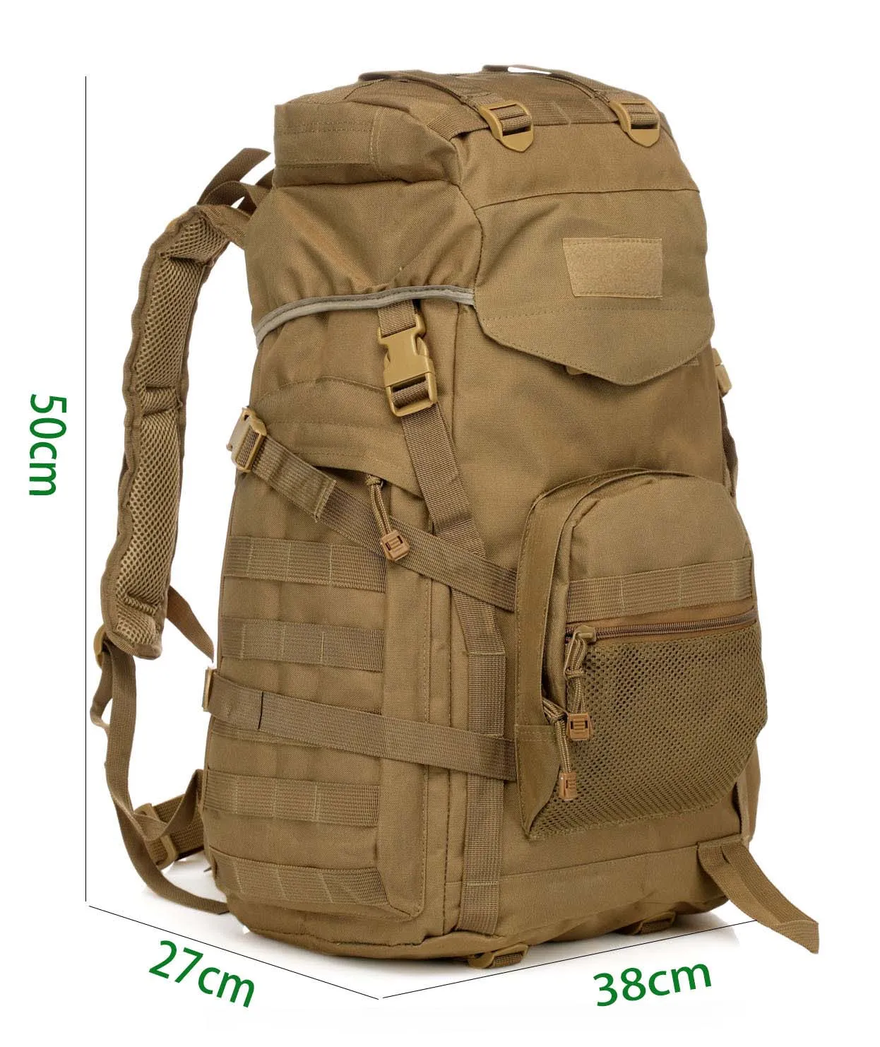 60L Outdoor-Tasche Rucksack mit Großer Kapazität Taktischer Camping- und Bergsteigerrucksack – Detail 2
