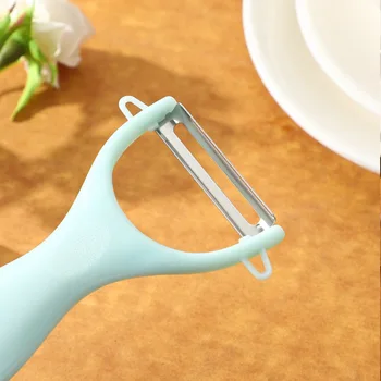 Nordic PP Handle Stainless Steel Peeling Knife Household Potato and Vegetable Peeler Kitchen Kitchenware 2