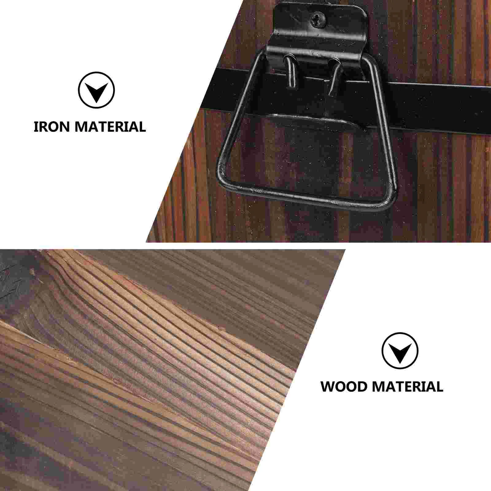 

Preservative Wood Carbonized Solid Flowerpot Succulent Planters Woodsy Decor Balcony