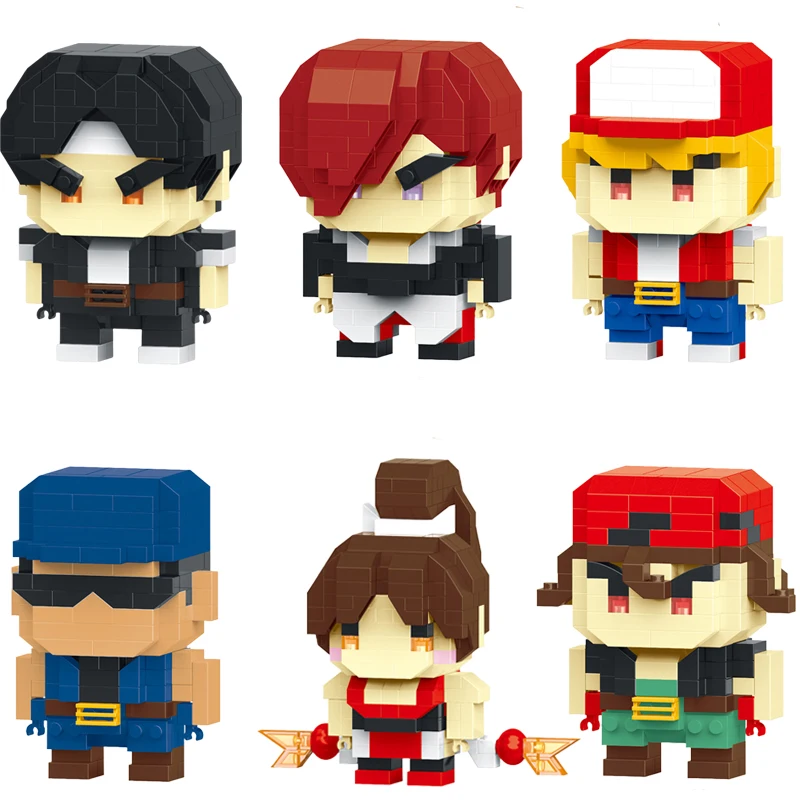Anime THE KING OF FIGHTERS Game Action Building Blocks Kyo