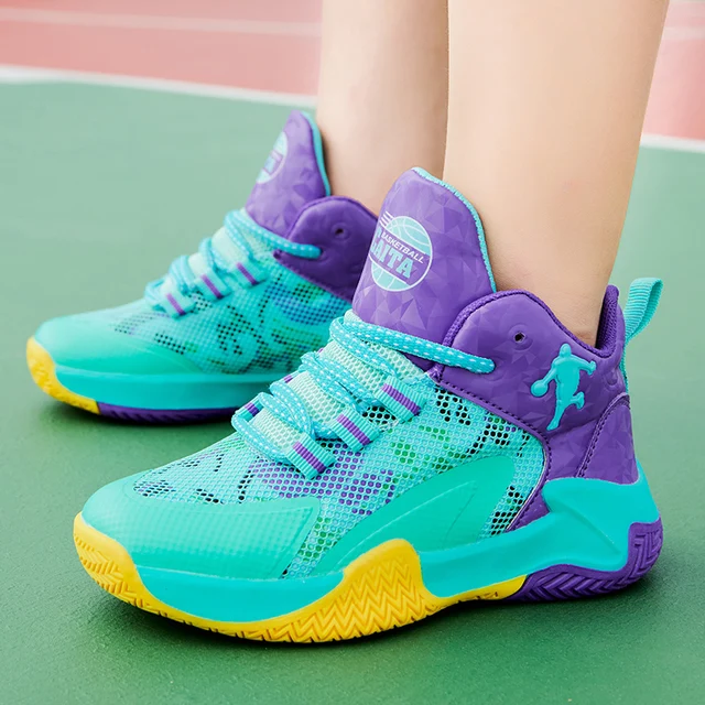 Engtoy Girls High Top Basketball Shoes For Kids