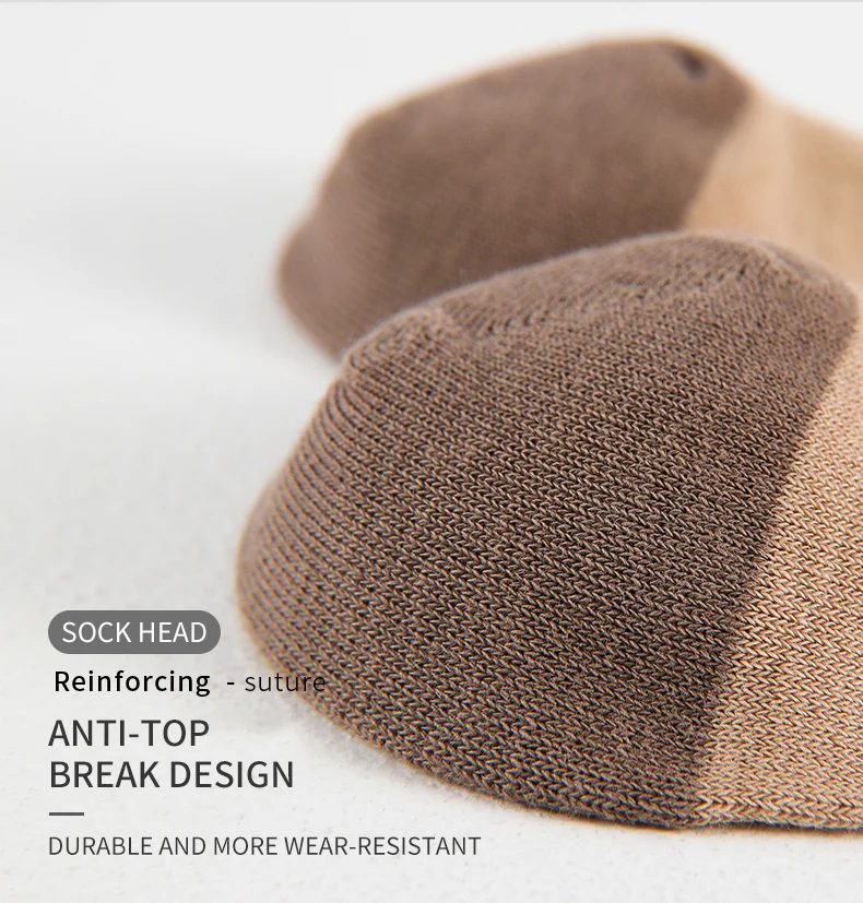 Men Cotton Ankle Socks – Summer Casual Patchwork Low Cut Breathable Sock Set