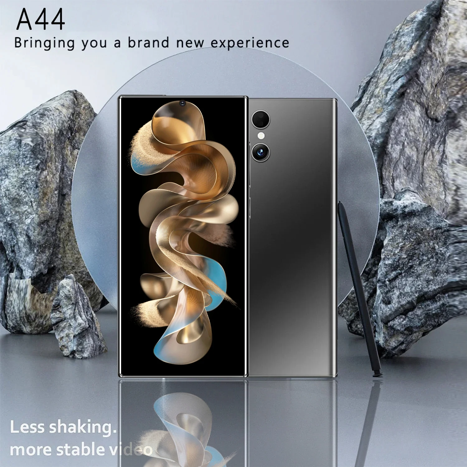 Versione Globale A44 16G + 1Tb 7.3 Pollici Telefono Android 32Mp + 64Mp 6800Mah 5G Rete Telefonica Dual Sim 10 Core Macchina Di Sblocco