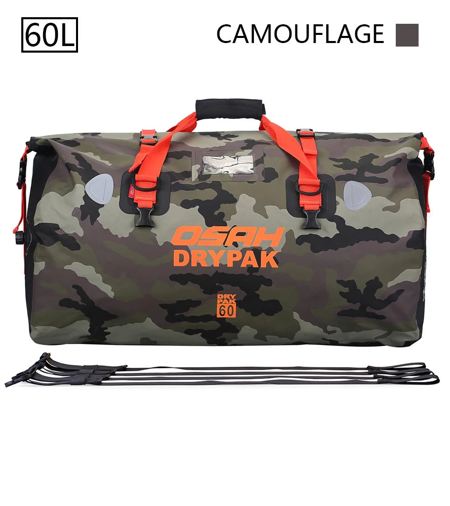 Quad Lock IRON JIA'S Motorcycle Dry Bag (50L) Waterproof Roll