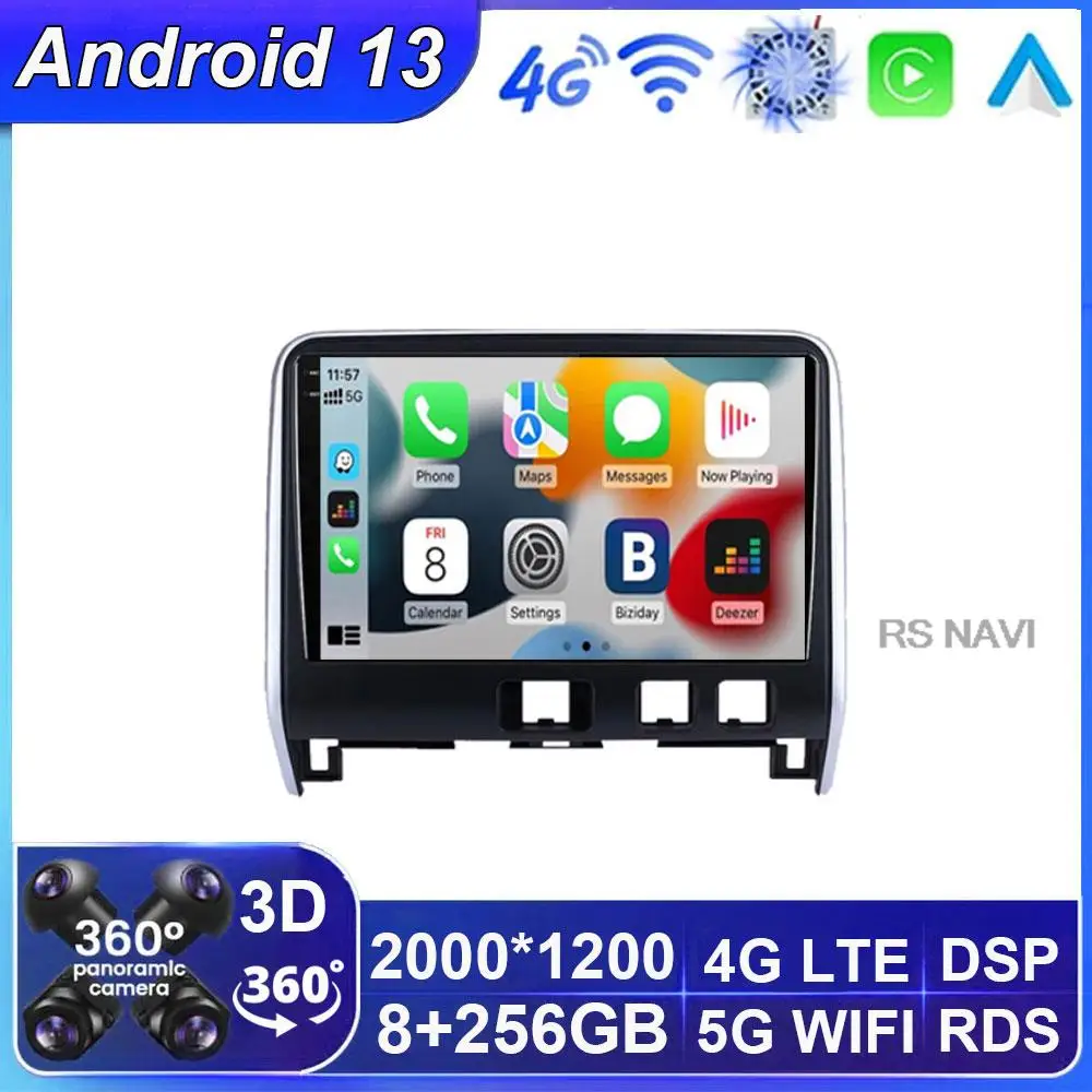 

For Nissan Serena 5 C27 2016 - 2019 Right Hand Driver Carplay Auto Radio Navigation Android 13 Car Stereo GPS Multimedia Player