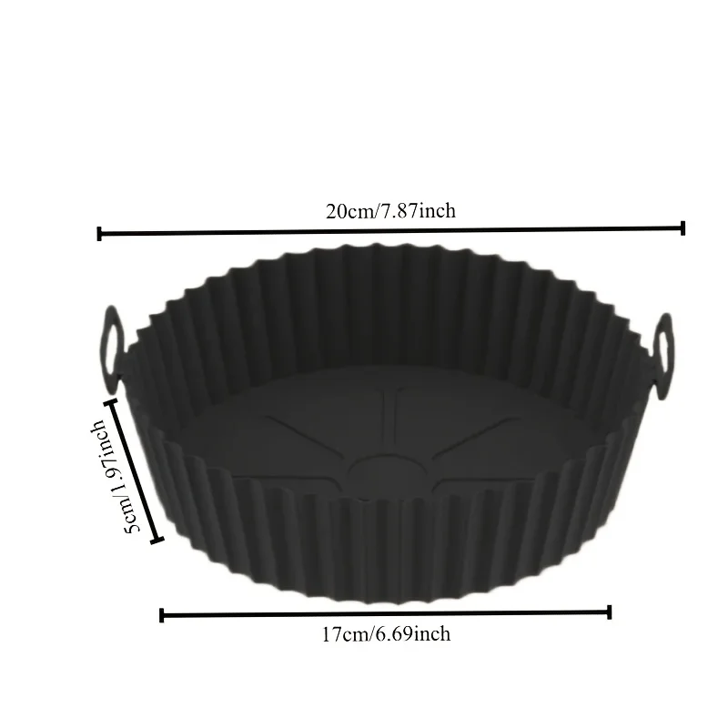 Non-Stick Reusable Silicone Air Fryer Liner 1pc for Air Fryer Accessories