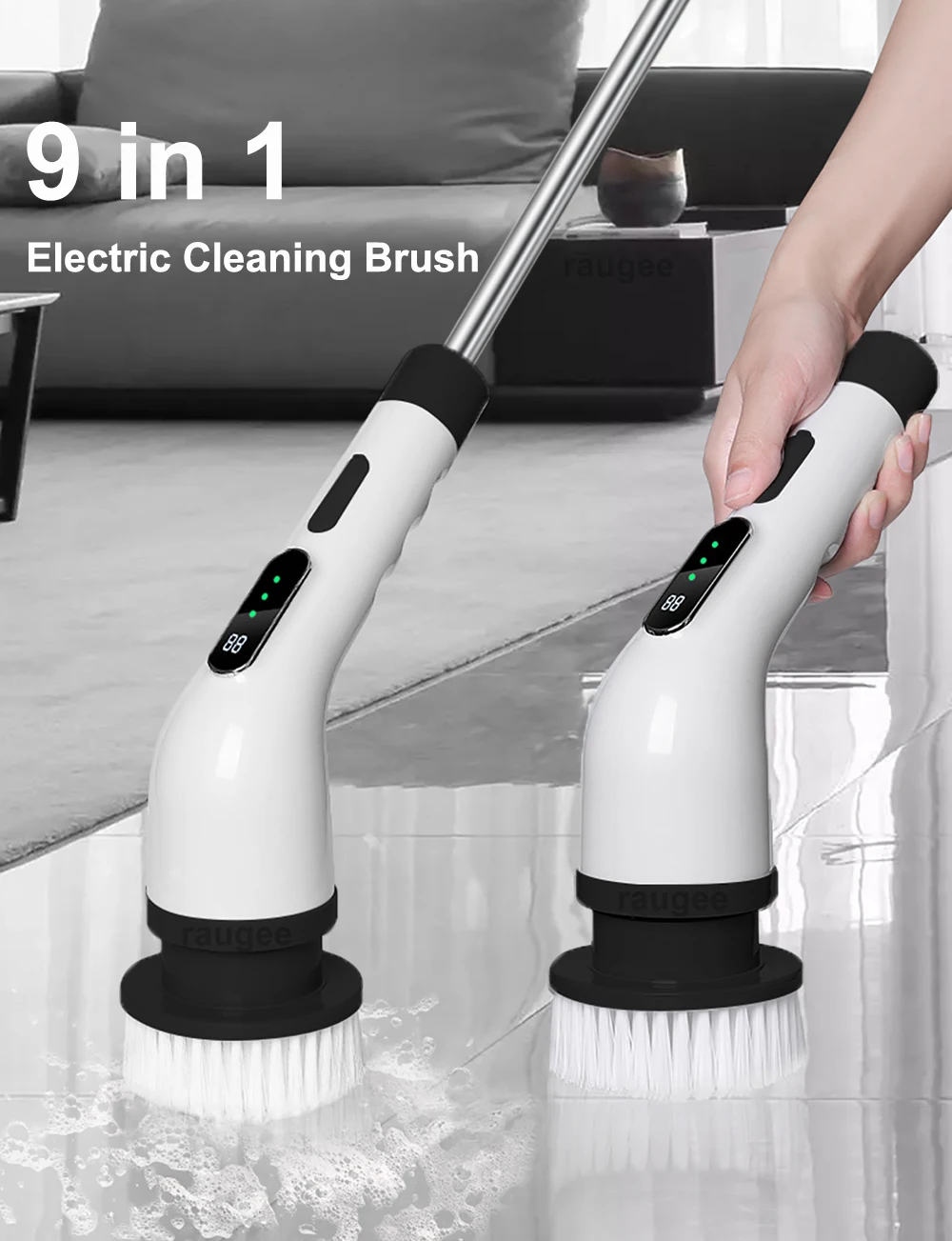 Description Picture 2 of itemElectric Cleaning Brush Multifunctional Electric Bathroom Cleaning Brush Household Rotation Cleaning Brush for Toilet Kitchen