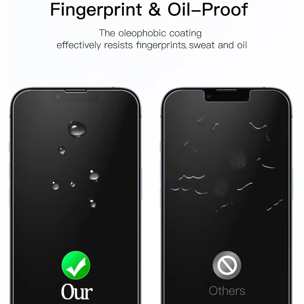 Premium Tempered Glass Screen Protector, 1-5 Pack